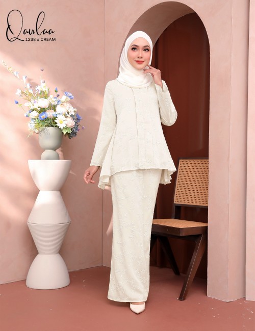 QAWLAA KEBAYA MODERN(CREAM) 1238 / P1238