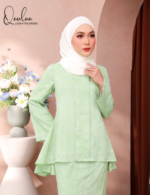 QAWLAA KEBAYA MODERN (TEA GREEN) 1238 / P1238