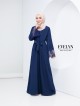 EVELYN LACE DRESS (NAVY BLUE) 9085