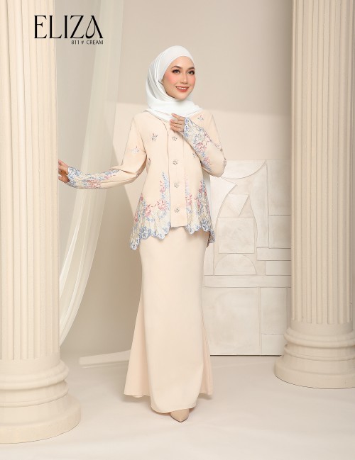 ELIZA KEBAYA MODERN (CREAM) 811