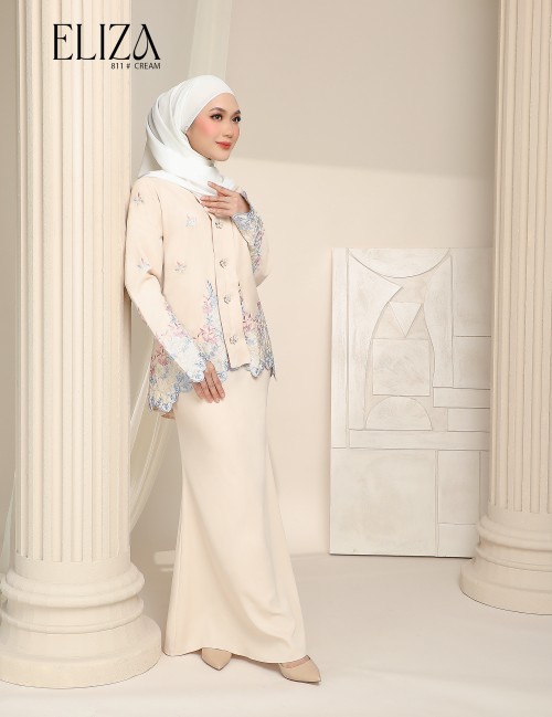 ELIZA KEBAYA MODERN (CREAM) 811