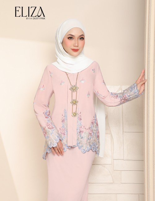 ELIZA KEBAYA MODERN (DUSTY PINK) 811