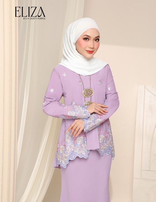 ELIZA KEBAYA MODERN (DUSTY PURPLE) 811