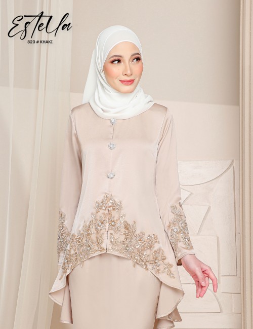 ESTELLA KURUNG MODERN (KHAKI) 820