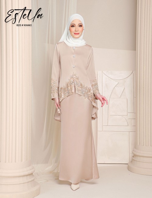 ESTELLA KURUNG MODERN (KHAKI) 820