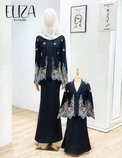 KIDS ELIZA KEBAYA MODERN (BLACK) K811