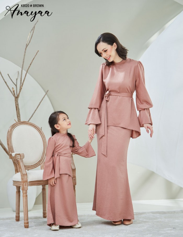 KIDS ANAYAA KURUNG MODERN (BROWN) K9120