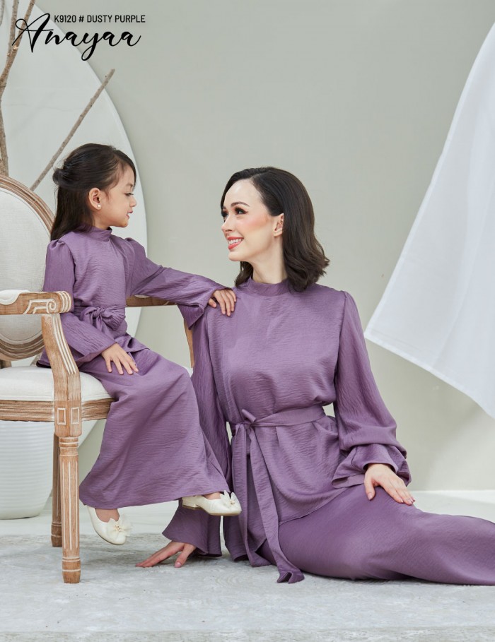 KIDS ANAYAA KURUNG MODERN (DUSTY PURPLE) K9120