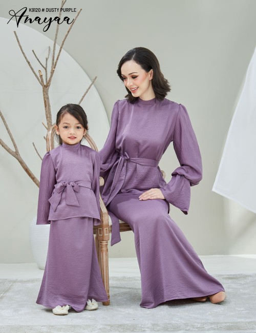 KIDS ANAYAA KURUNG MODERN (DUSTY PURPLE) K9120