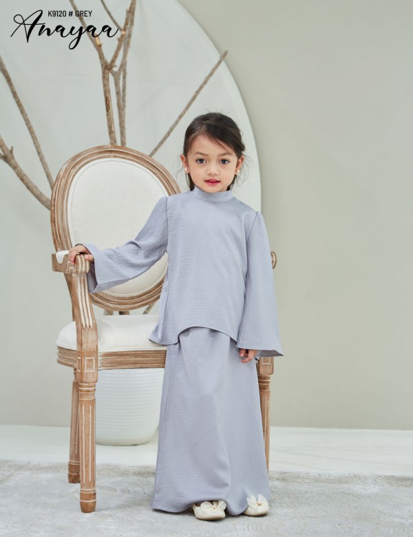 KIDS ANAYAA KURUNG MODERN (GREY) K9120