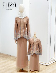 KIDS ELIZA KEBAYA MODERN (KHAKI) K811