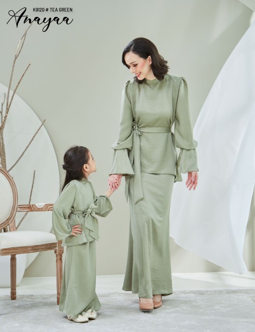 KIDS ANAYAA KURUNG MODERN (TEA GREEN) K9120