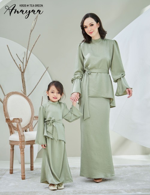 KIDS ANAYAA KURUNG MODERN (TEA GREEN) K9120