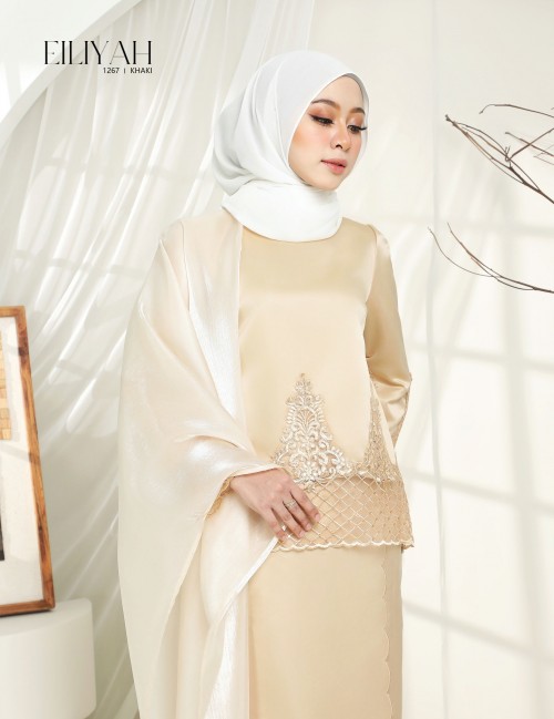 EILIYAH KURUNG MODERN (KHAKI) 1267#