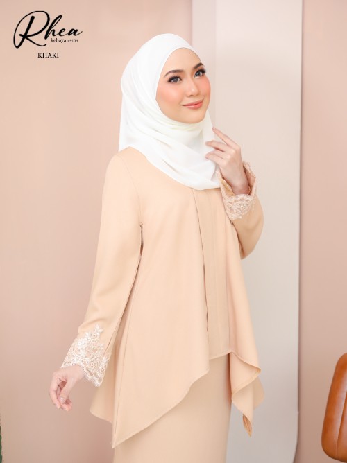 RHEA KEBAYA MODERN (KHAKI) 9106 / P9106