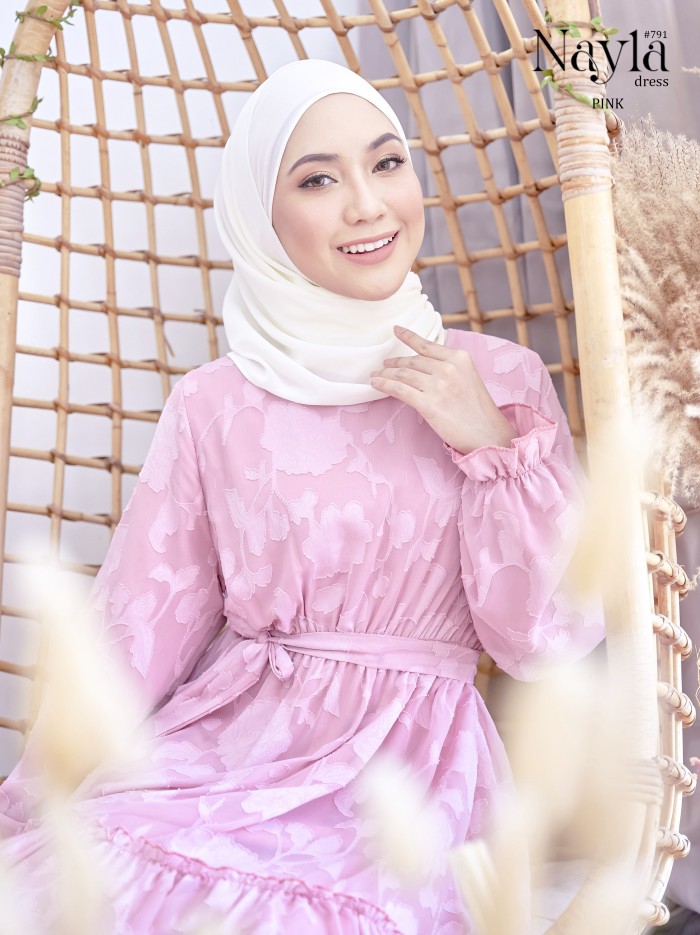 NAYLA DRESS (PINK) 791 / P791