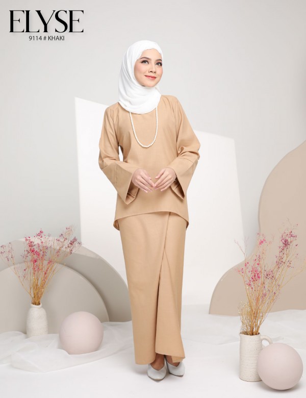 ELYSE PARIO KURUNG (KHAKI) 9114