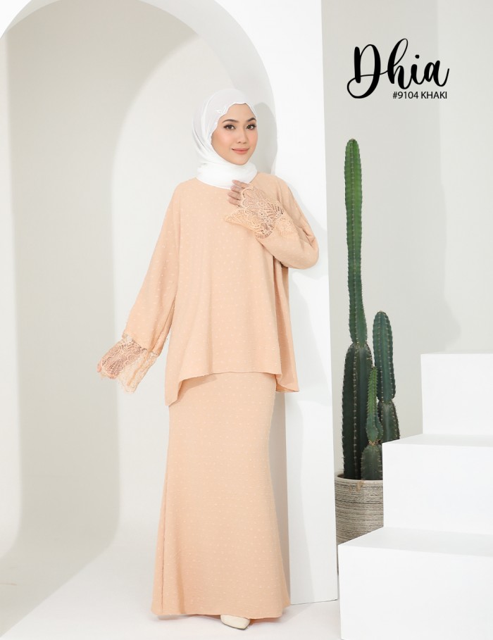 DHIA KURUNG MODERN (KHAKI) 9104