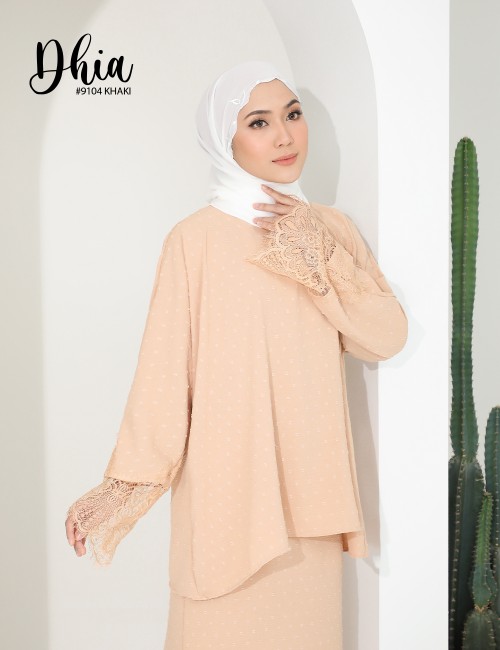 DHIA KURUNG MODERN (KHAKI) 9104