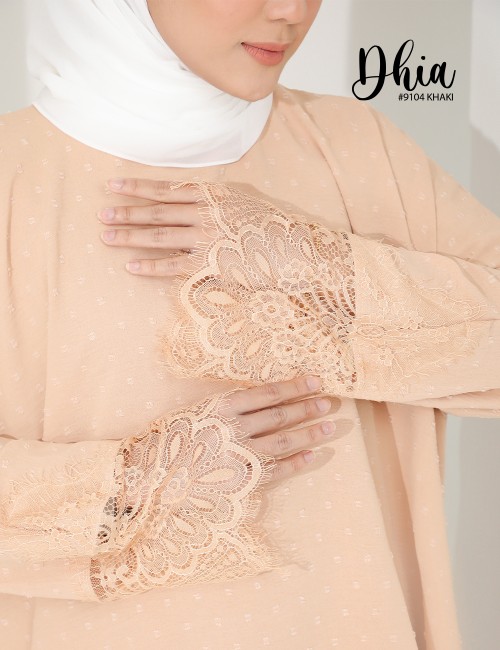 DHIA KURUNG MODERN (KHAKI) 9104