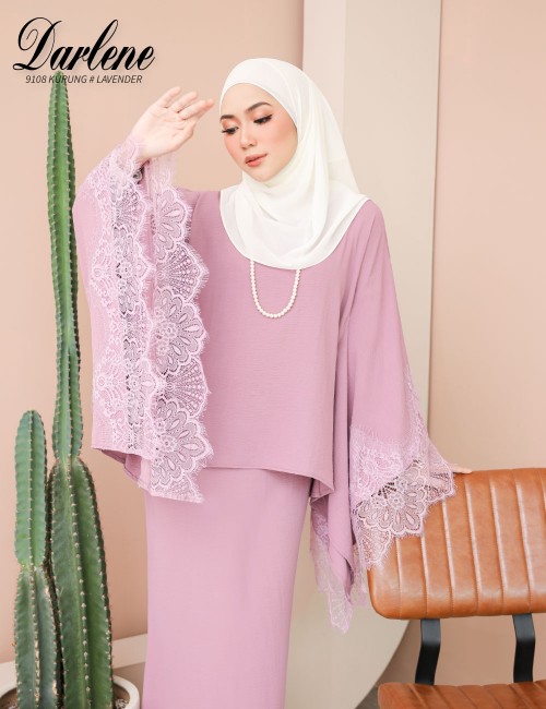 DARLENE KURUNG KAFTAN (LAVENDER) 9108