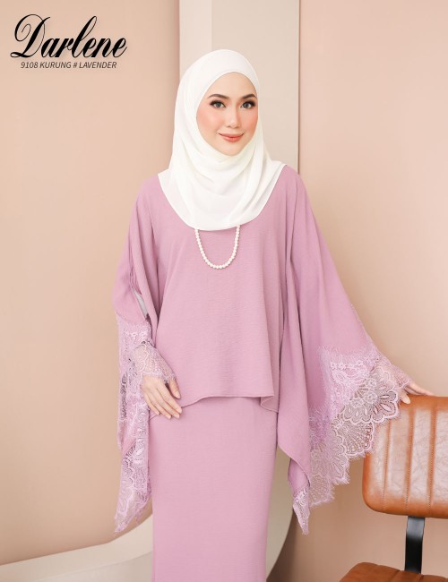 DARLENE KURUNG KAFTAN (LAVENDER) 9108