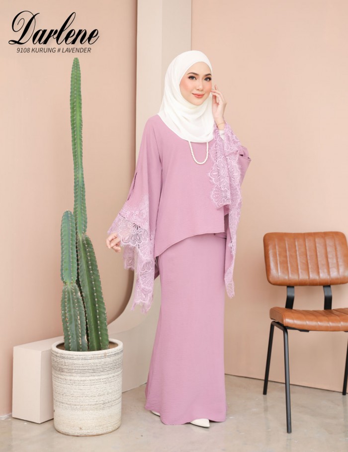 DARLENE KURUNG KAFTAN (LAVENDER) 9108