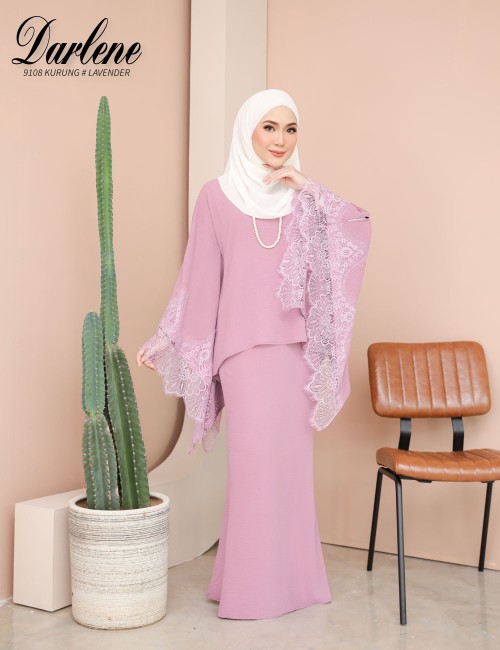 DARLENE KURUNG KAFTAN (LAVENDER) 9108