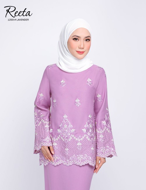 REETA EMBROIDERY KURUNG MODERN (LAVENDER) 1259 / P1259