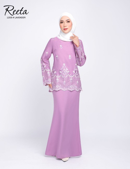 REETA EMBROIDERY KURUNG MODERN (LAVENDER) 1259 / P1259