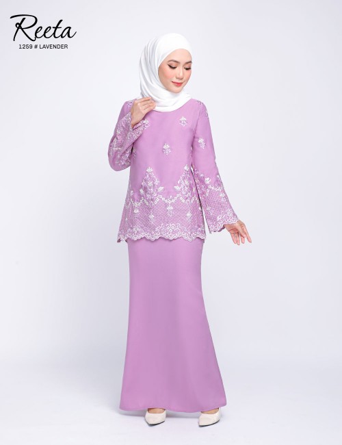 REETA EMBROIDERY KURUNG MODERN (LAVENDER) 1259 / P1259