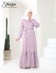 SHEERA 3 WAY DRESS WITH BELT (LAVENDER) 789 / P789