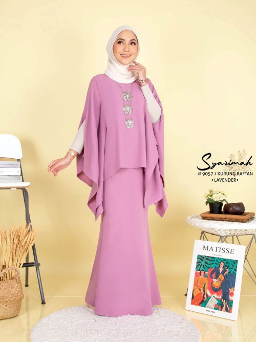 SYARIMAH KURUNG KAFTAN (LAVENDER) 9057