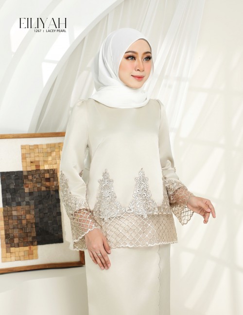 EILIYAH KURUNG MODERN (LACEY PEARL) 1267#