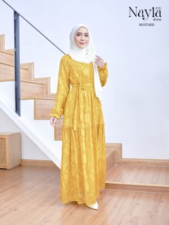 NAYLA DRESS (MUSTARD) 791 / P791