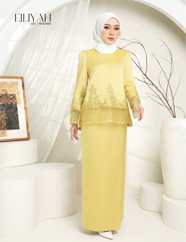 EILIYAH KURUNG MODERN (MUSTARD) 1267#