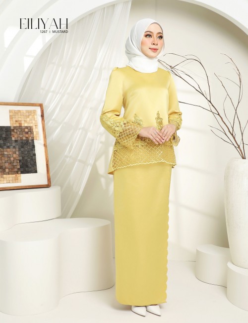 EILIYAH KURUNG MODERN (MUSTARD) 1267#