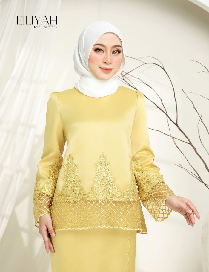 EILIYAH KURUNG MODERN (MUSTARD) 1267#