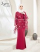 LEYRA KURUNG MODERN (MAROON) 9123