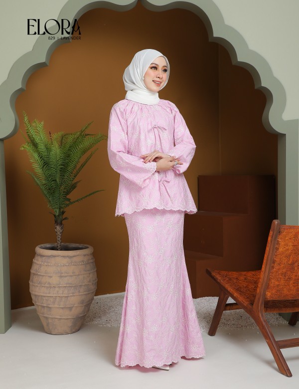 ELORA KURUNG MODERN (LAVENDER) 829