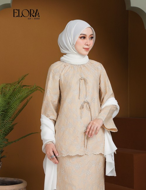 ELORA KURUNG MODERN (KHAKI) 829