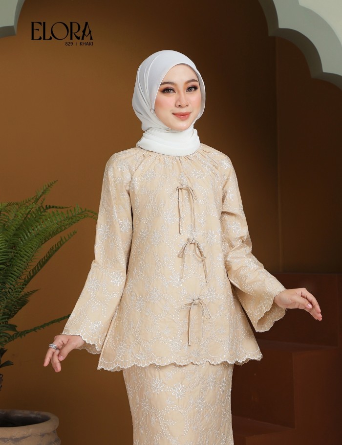 ELORA KURUNG MODERN (KHAKI) 829