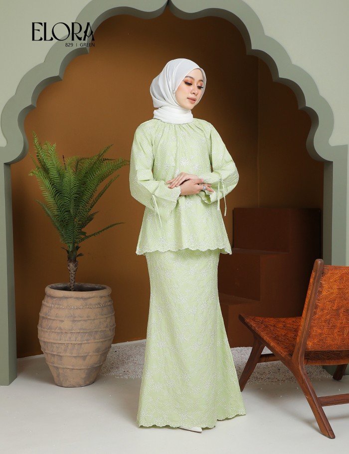 ELORA KURUNG MODERN (GREEN) 829