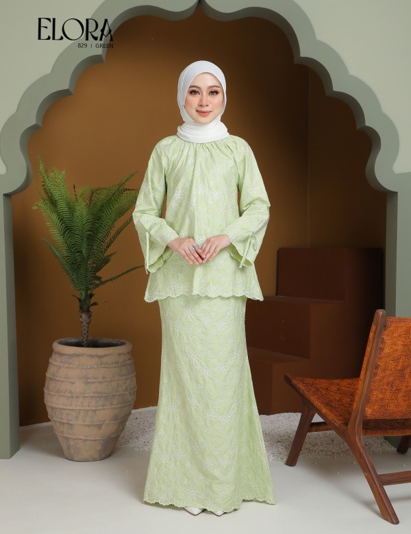 ELORA KURUNG MODERN (GREEN) 829