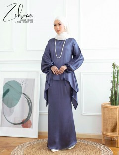 ZEHRAA KURUNG MODERN (MIDNIGHT BLUE) 9102