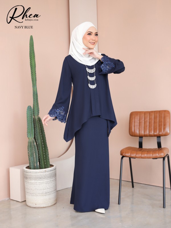 RHEA KEBAYA MODERN (NAVY BLUE) 9106 / P9106