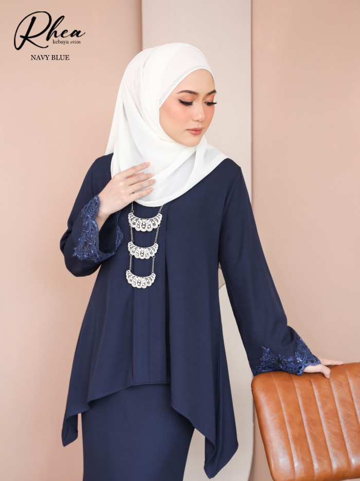 RHEA KEBAYA MODERN (NAVY BLUE) 9106 / P9106