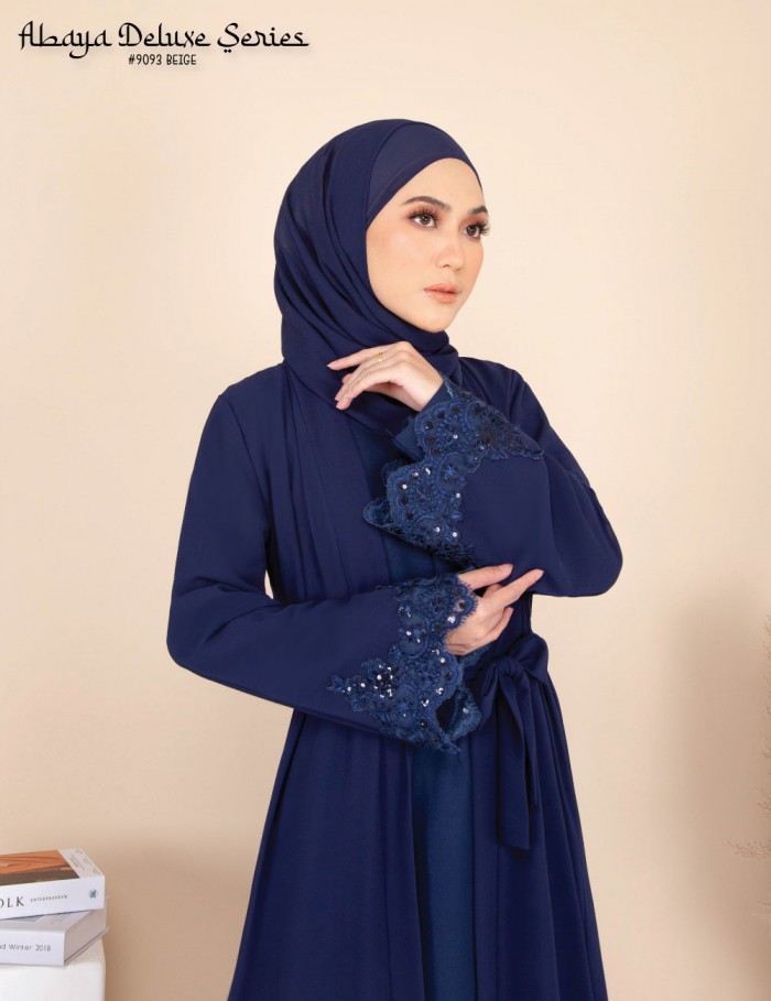 ABAYA DELUXE SERIES (NAVY BLUE) 9093 / P9093 / SP9093