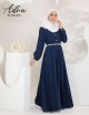 ADRA PLEATED DRESS (NAVY BLUE) 792 / P792