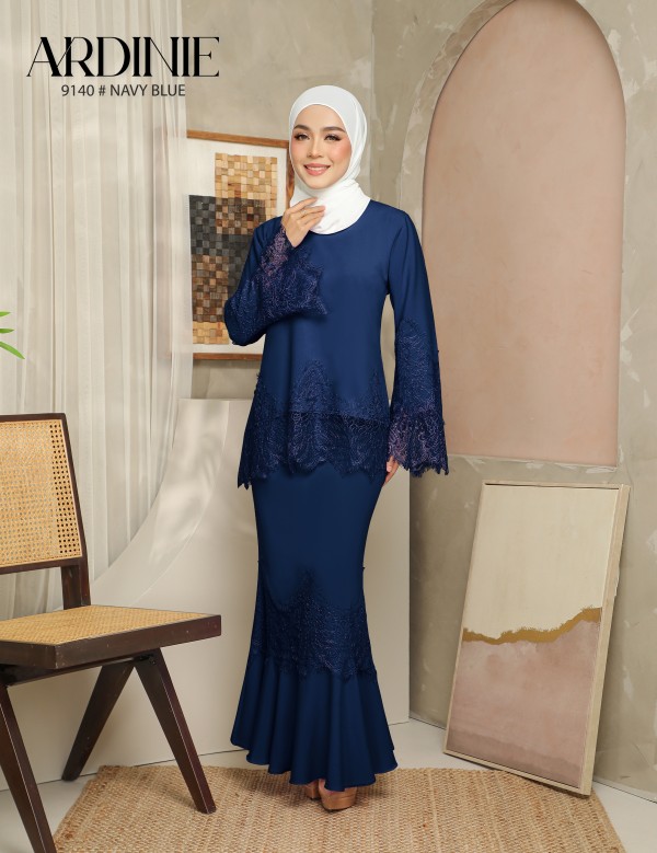 ARDINIE KURUNG MODERN (NAVY BLUE) 9140